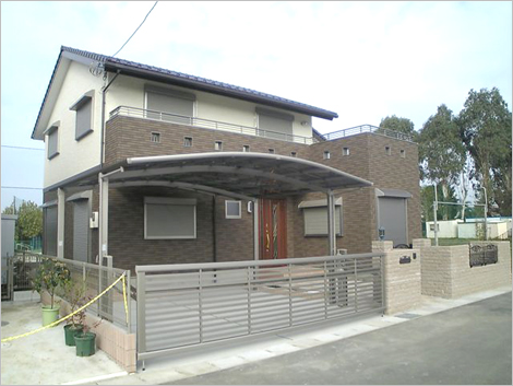 平屋住宅施工例