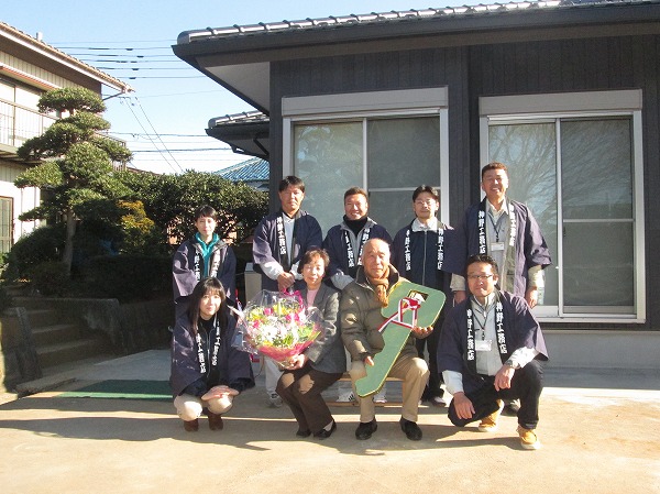 平屋新築住宅　引渡式