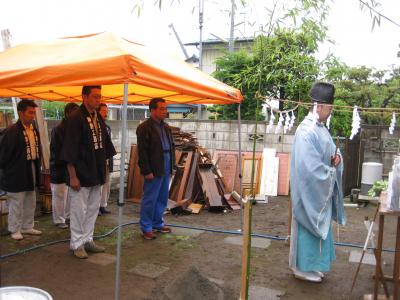 森様邸地鎮祭